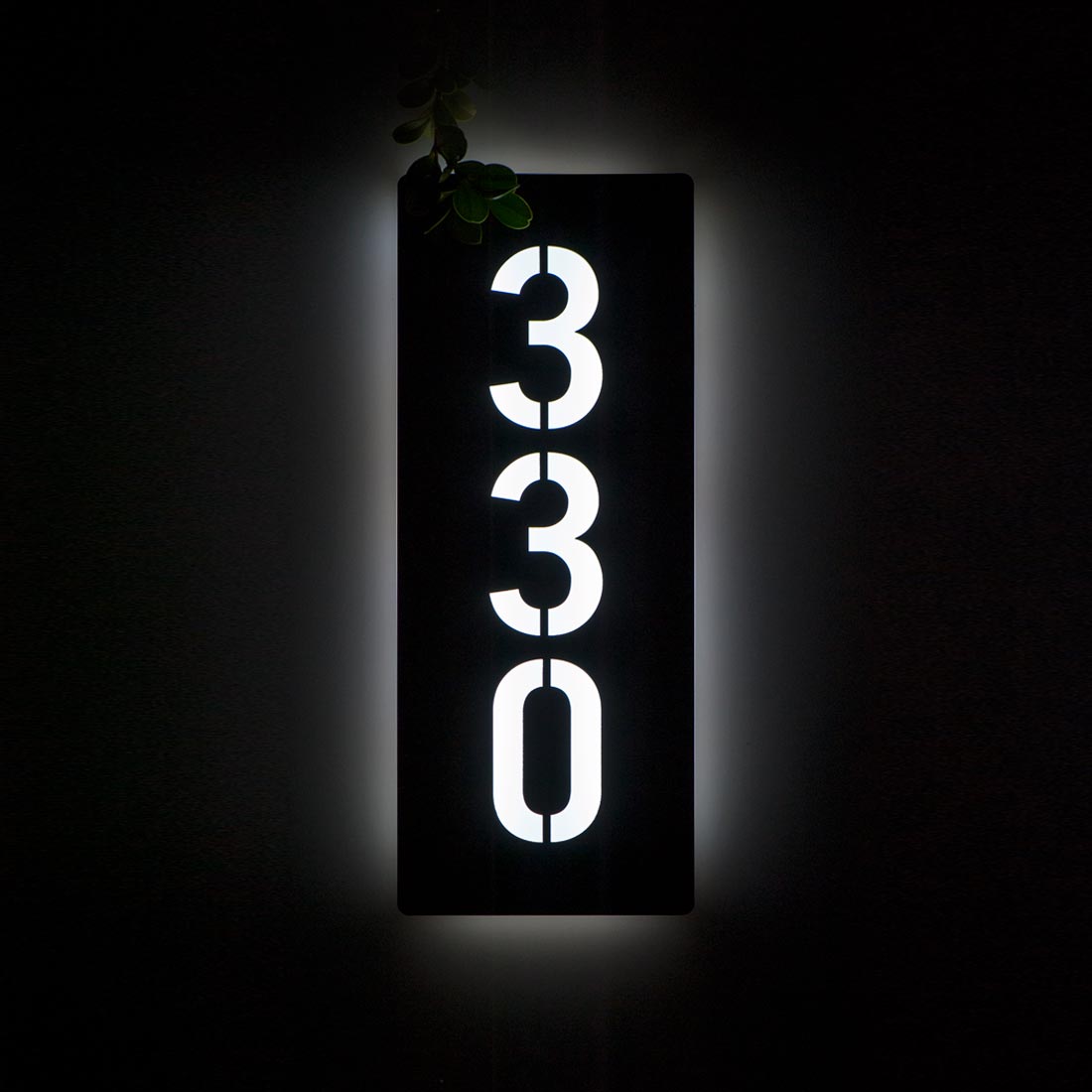 Numero civico luminoso modello Lux M1