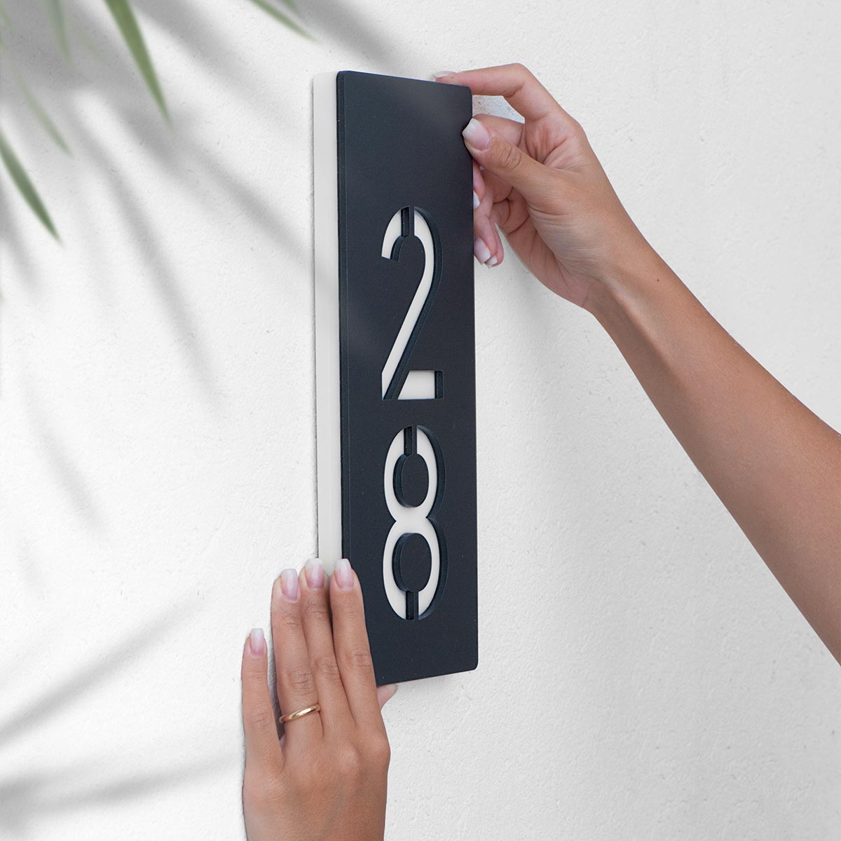 Numero civico luminoso modello Lux M1