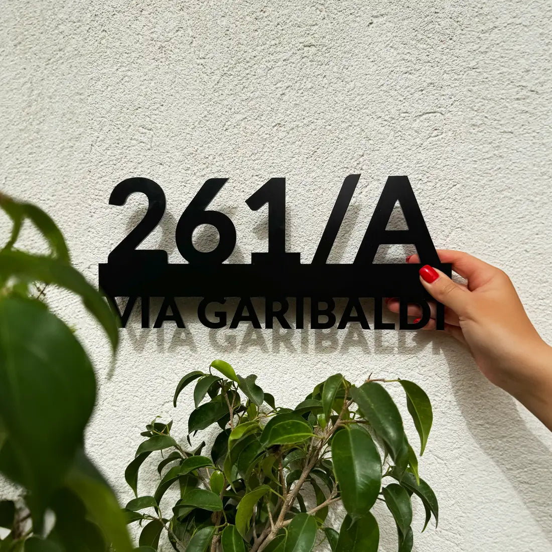 GUIZZO Creart - Targa Personalizzata Con Nome, Via E/o Numero Civico