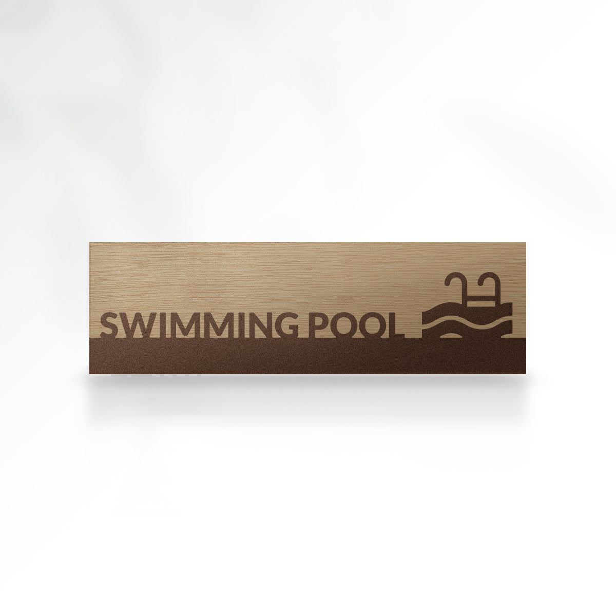 
                  
                    The sign with text and pictogram swimming pool
                  
                