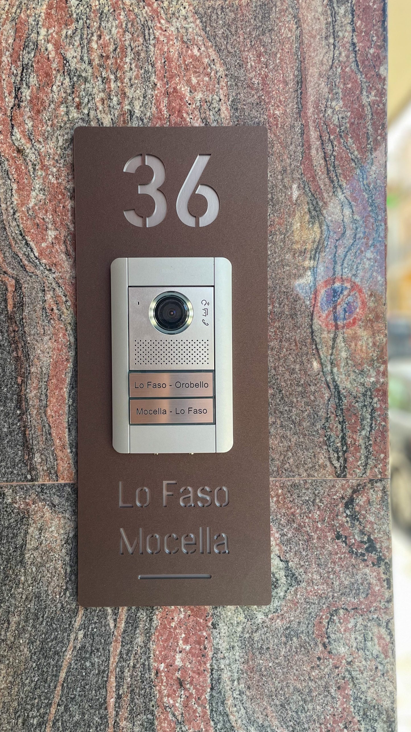 Targhette citofono personalizzate su misura