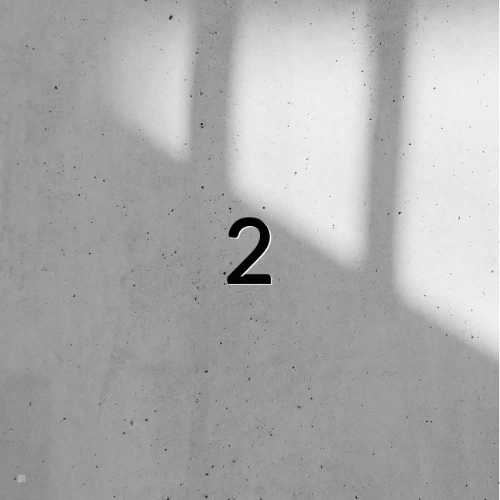 Numero civico sagomato 3D black