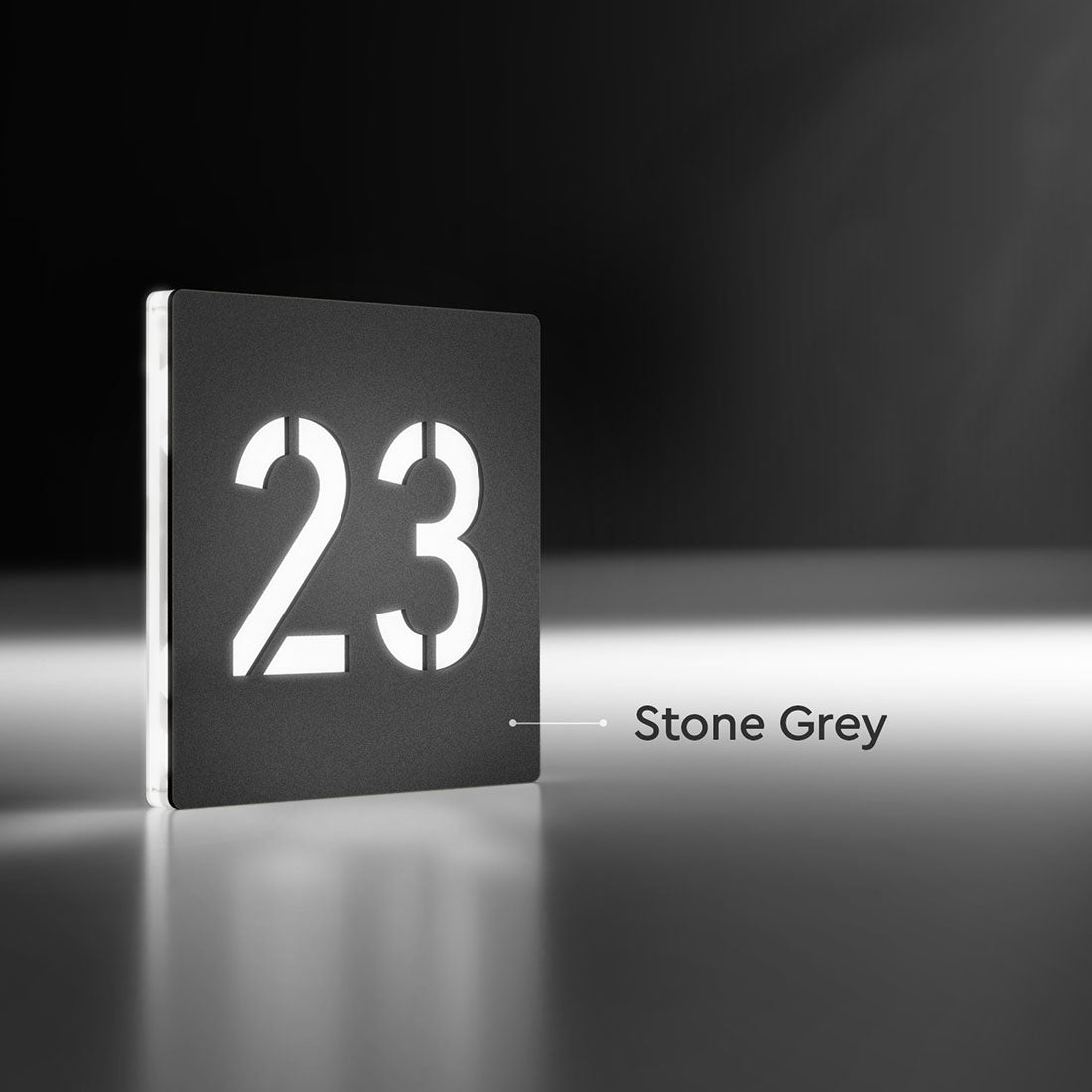 
                  
                    Numero civico luminoso: Stone Grey
                  
                