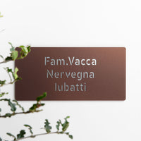 Namensschilder mit Vornamen und Nachnamen Vorlage Stencil Horizontal